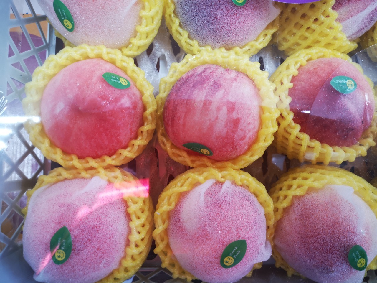 พีชสีชมพู นำเข้าจากญี่ปุ่น