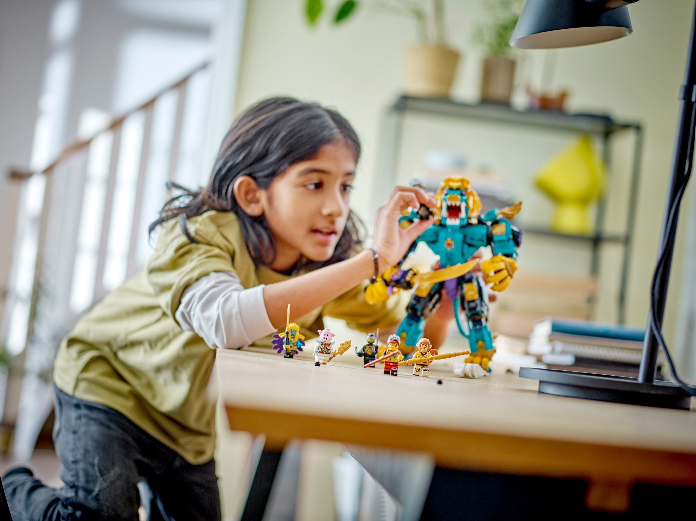 LEGO เลโก้ Monkey Kid 80048 The Mighty Azure Lion