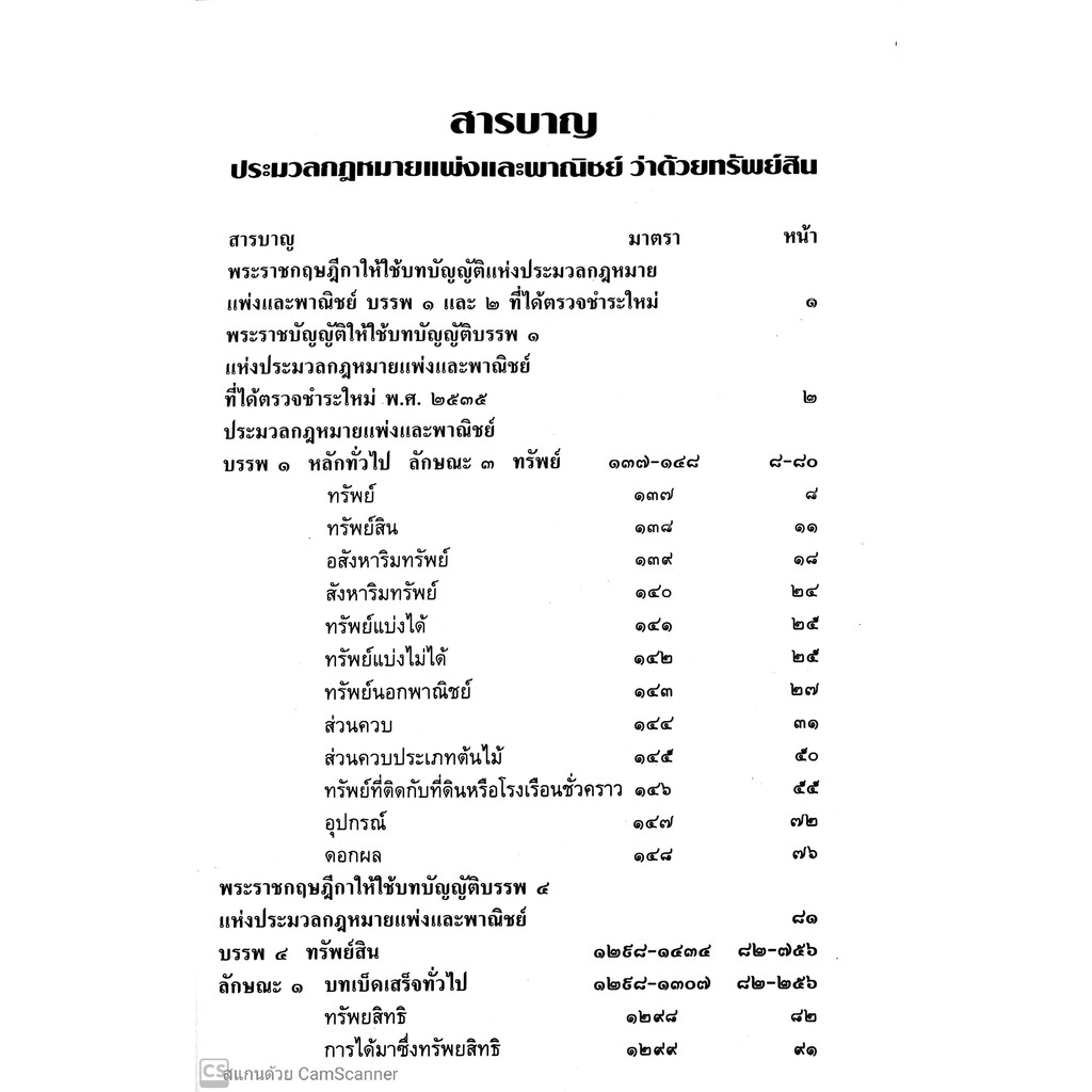 (ตำหนิ) คำอธิบาย ป.พ.พ. ทรัพย์สิน ฉบับสมบูรณ์ (สมชัย ฑีฆาอุตมากร)