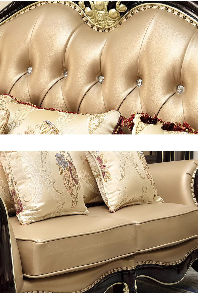 โซฟาหลุยส์ โซฟาหรู ชุดโซฟาหลุยส์ รุ่น Denia