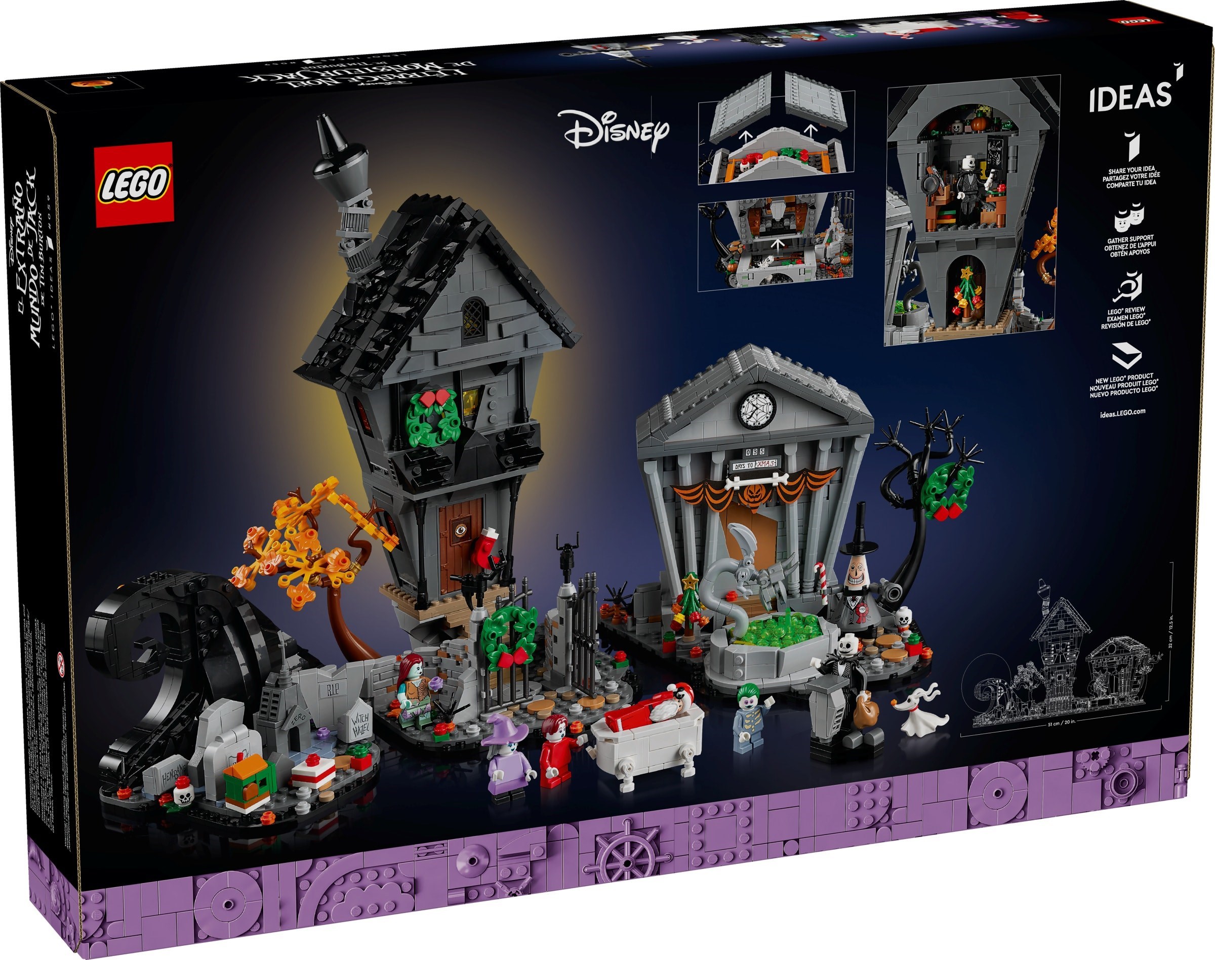 LEGO เลโก้ 21351 Disney Tim Burton's The Nightmare Before Christmas