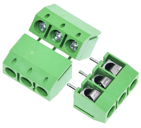 Terminal Block 3Pin Pitch 5.08mm KF301 Green color Screw Terminal Block Connector 3 Pin