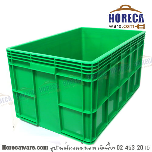 Square solid crate, no126, green color, 37 * 57 * 29cm, easy to bring [ng-0126-gn]