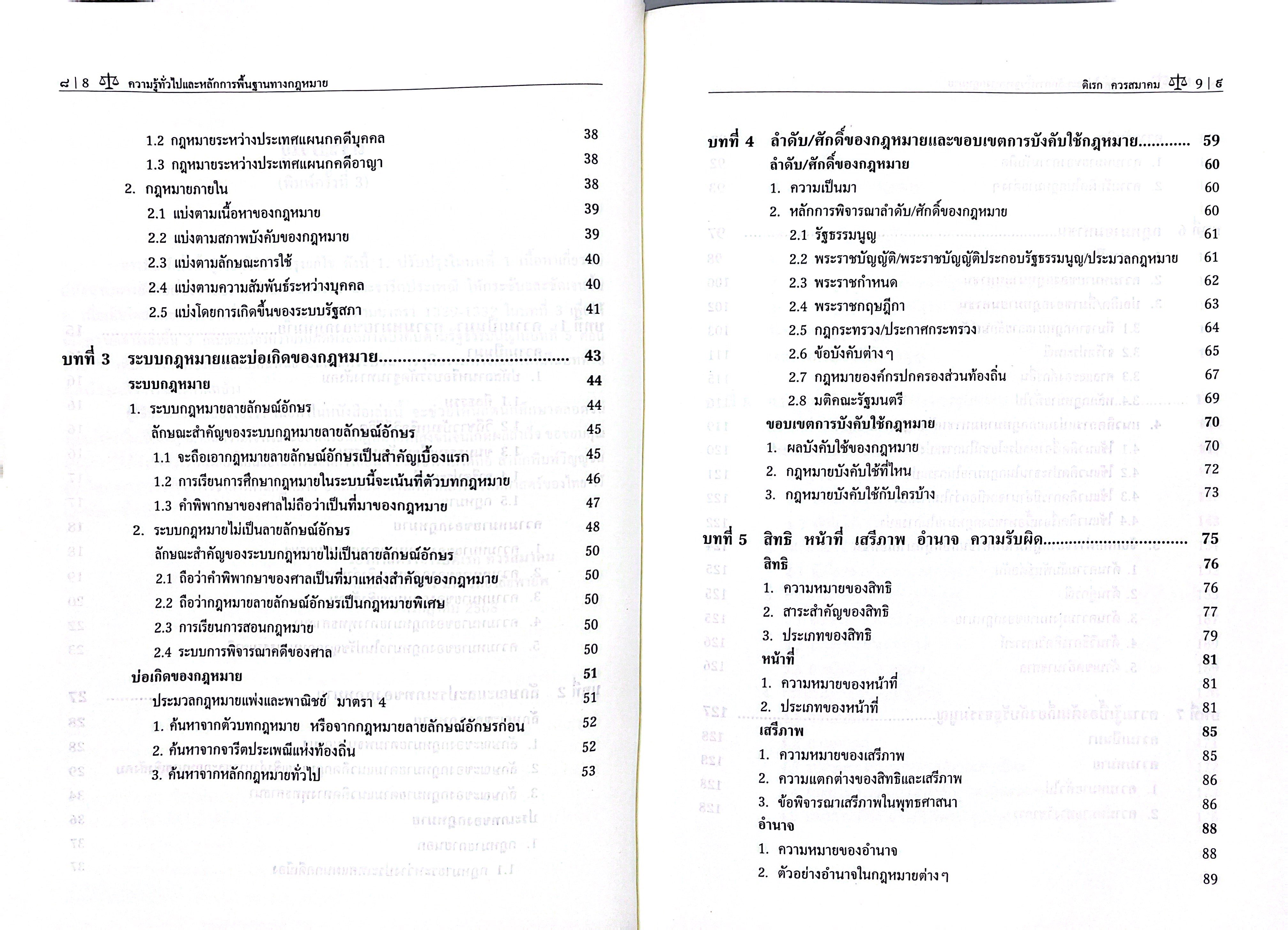 (ห่อปก) ความรู้ทั่วไปและหลักการพื้นฐานทางกฎหมาย (รศ.ดิเรก ควรสมาคม)