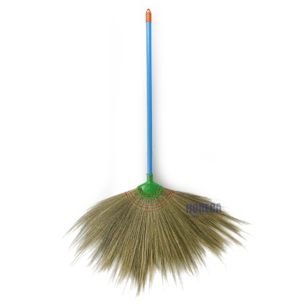 ไม้กวาดดอกหญ้า ด้ามพลาสติก ทีพี-tp