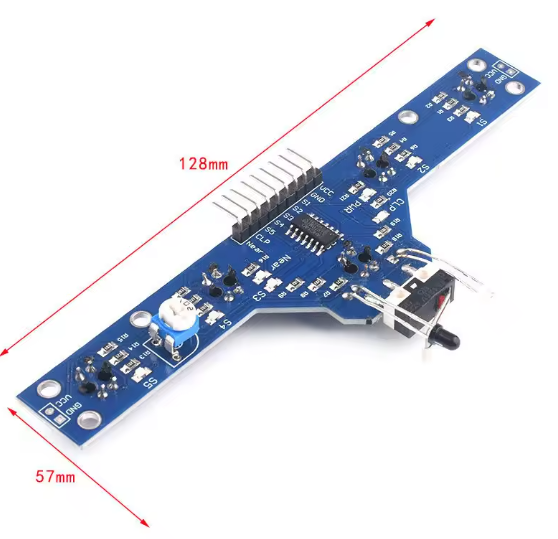 BFD-1000 5-channel infrared tracking sensor module distance detection car robot obstacle avoidance sensor module