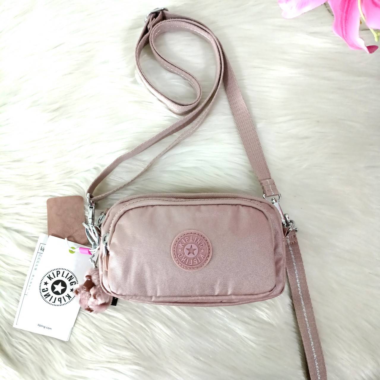 กระเป๋าสะพาย คิปลิ้ง คิปลิง KIPLING 3 Monkey Seoul up