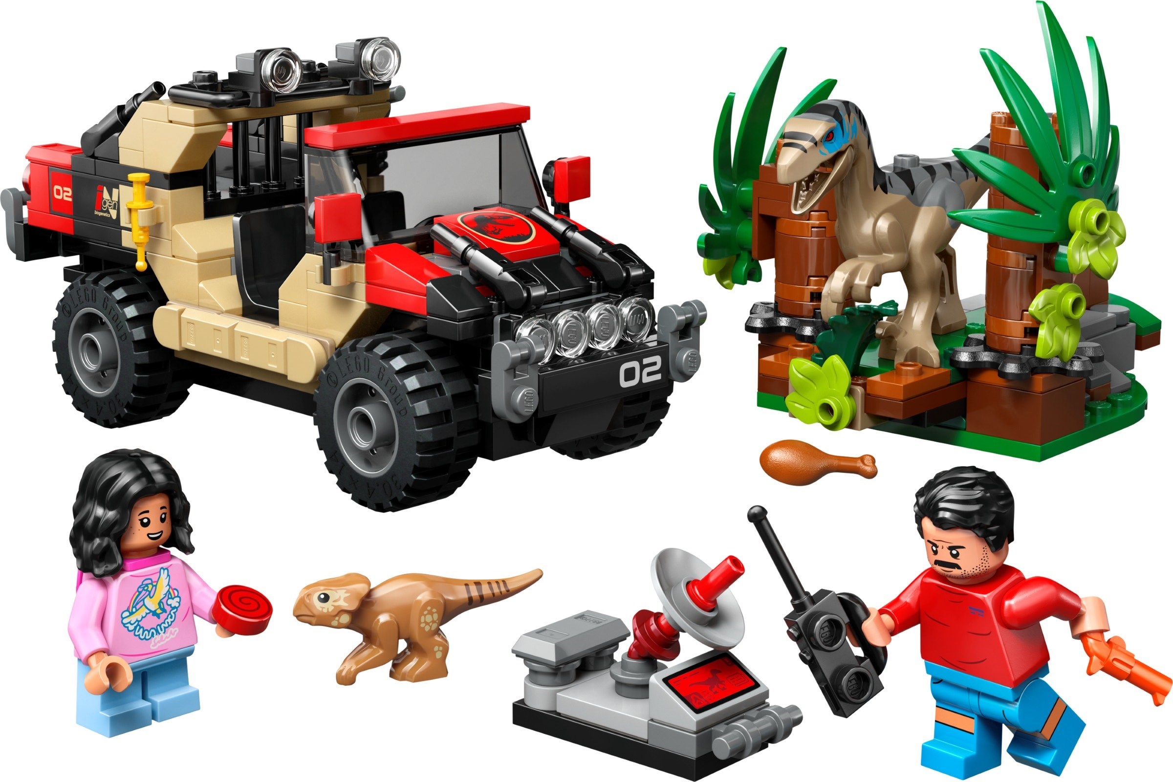 LEGO Jurassic World เลโก้ 76972 Raptor Off-Road Escape