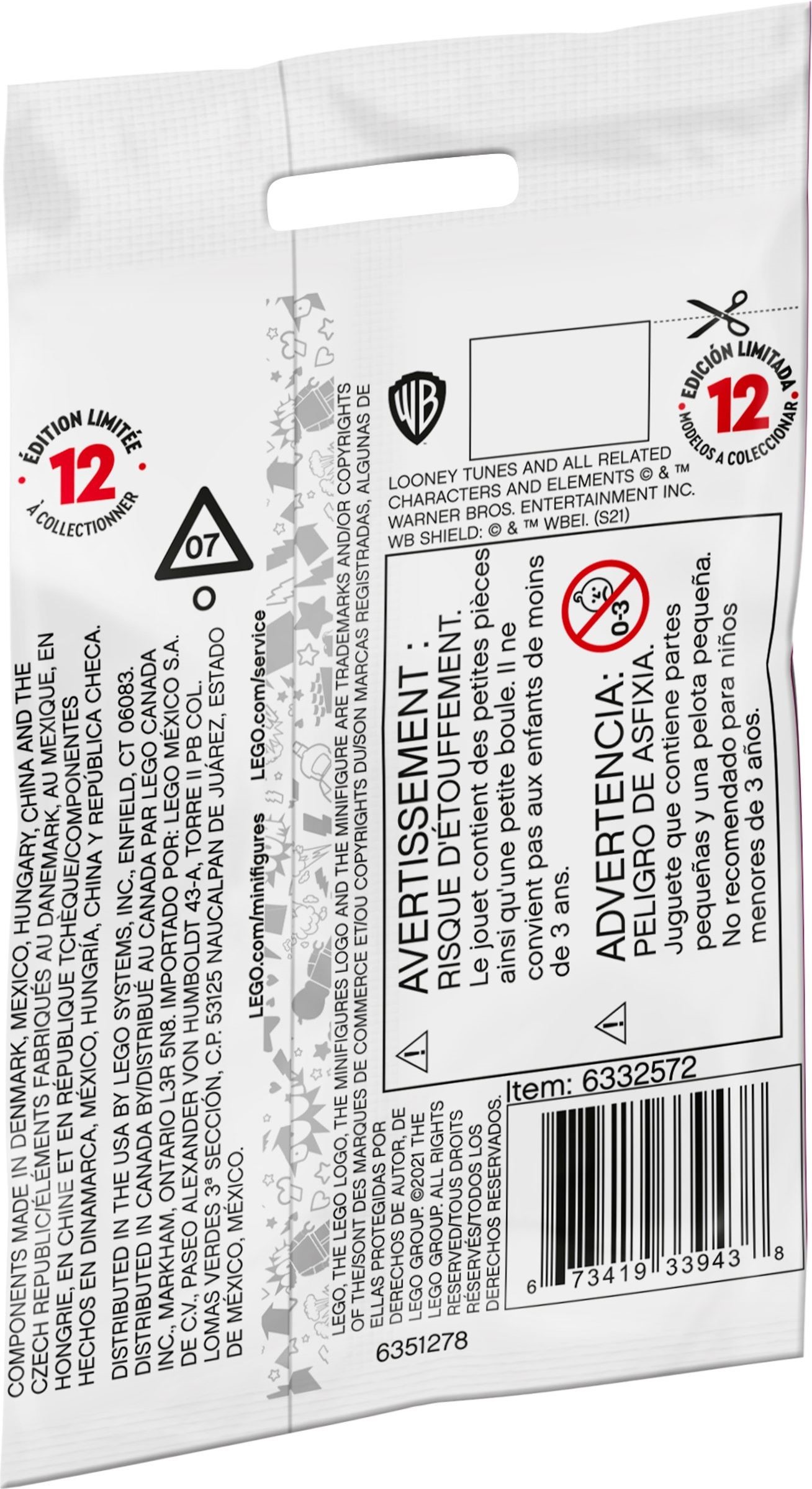 LEGO เลโก้ 71030 Collectable Minifigures - Looney Tunes Series (ครบชุด 12 ตัวละคร)