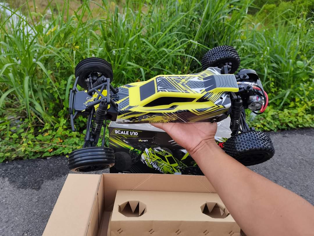 รถบังคับวิทยุ KASEMOTO APBA 1/10 BUGGY 2.4 GHZ 50KMH ชุดพร้อมเล่น ระบบโช๊คอัพ 4ล้อ