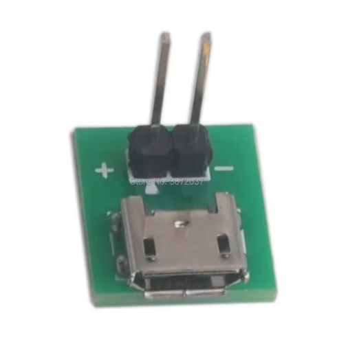 micro USB to Male 2.54mm double Pin Header converter module for power supply