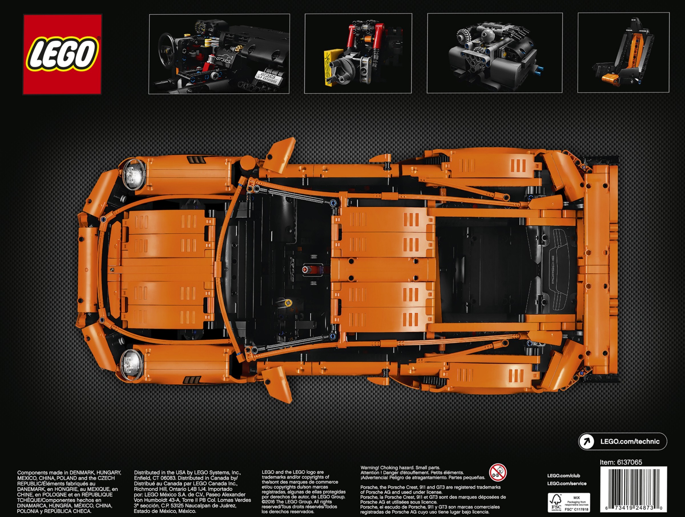 เลโก้ 42056 LEGO TECHNIC PORSCHE 911 GT3 RS