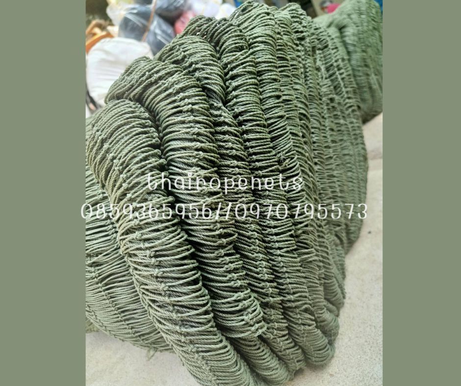 ตาข่ายกันนก bird netting ความสูง 2 เมตร รุ่นเชือกหนา 1.5 มิล ผสมสารป้องกัน UV-Protection อายุการใช้งานกลางแจ้ง มากกว่า 7-8 ปี