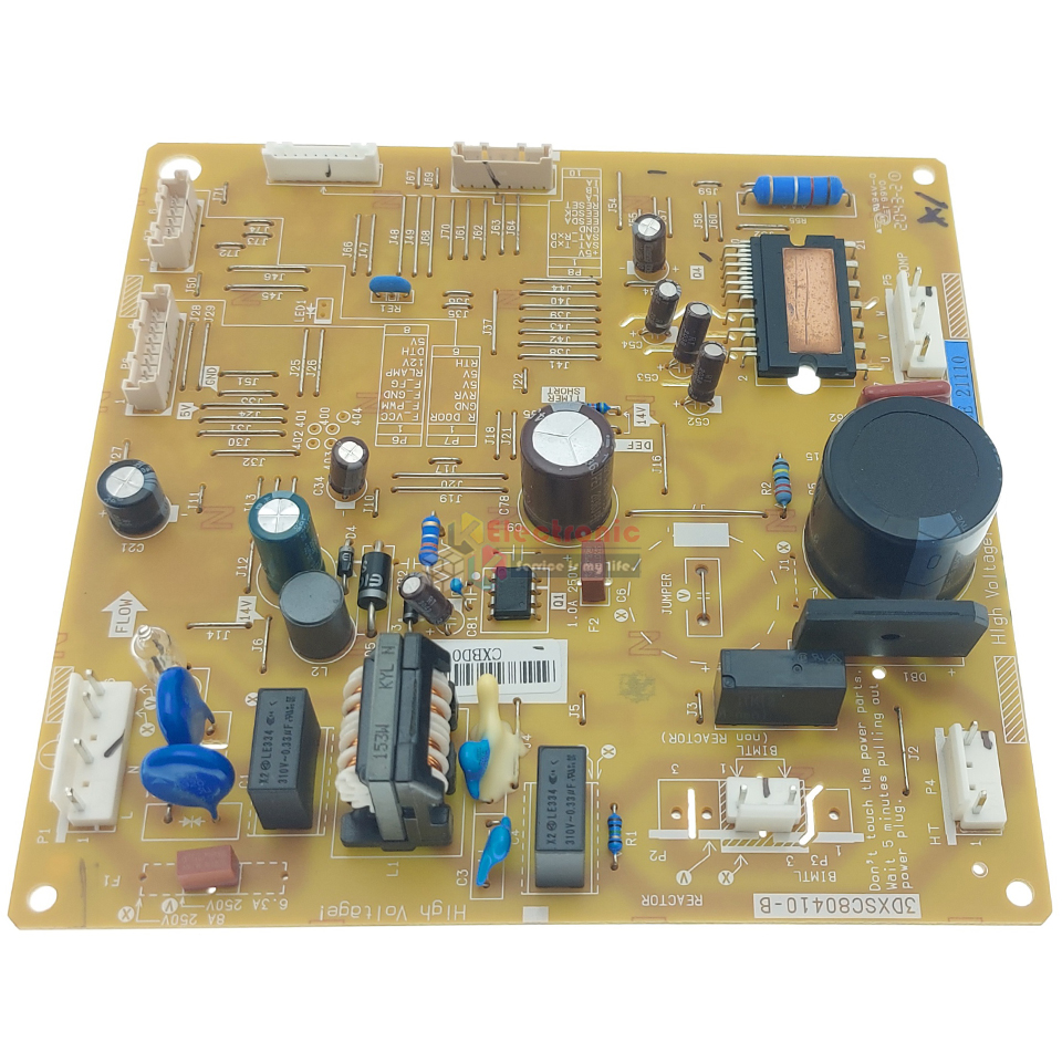 แผงบอร์ดตู้เย็น TOSHIBA(โตชิบา)รุ่น*GR-A25KU/GR-A25KS*อะไหล่แท้*ใช้ได้กับทุกรุ่นที่ทางร้านระบุไว้*ใช้เฉพาะเบอร์คอมเพรสเซอร์GMCC