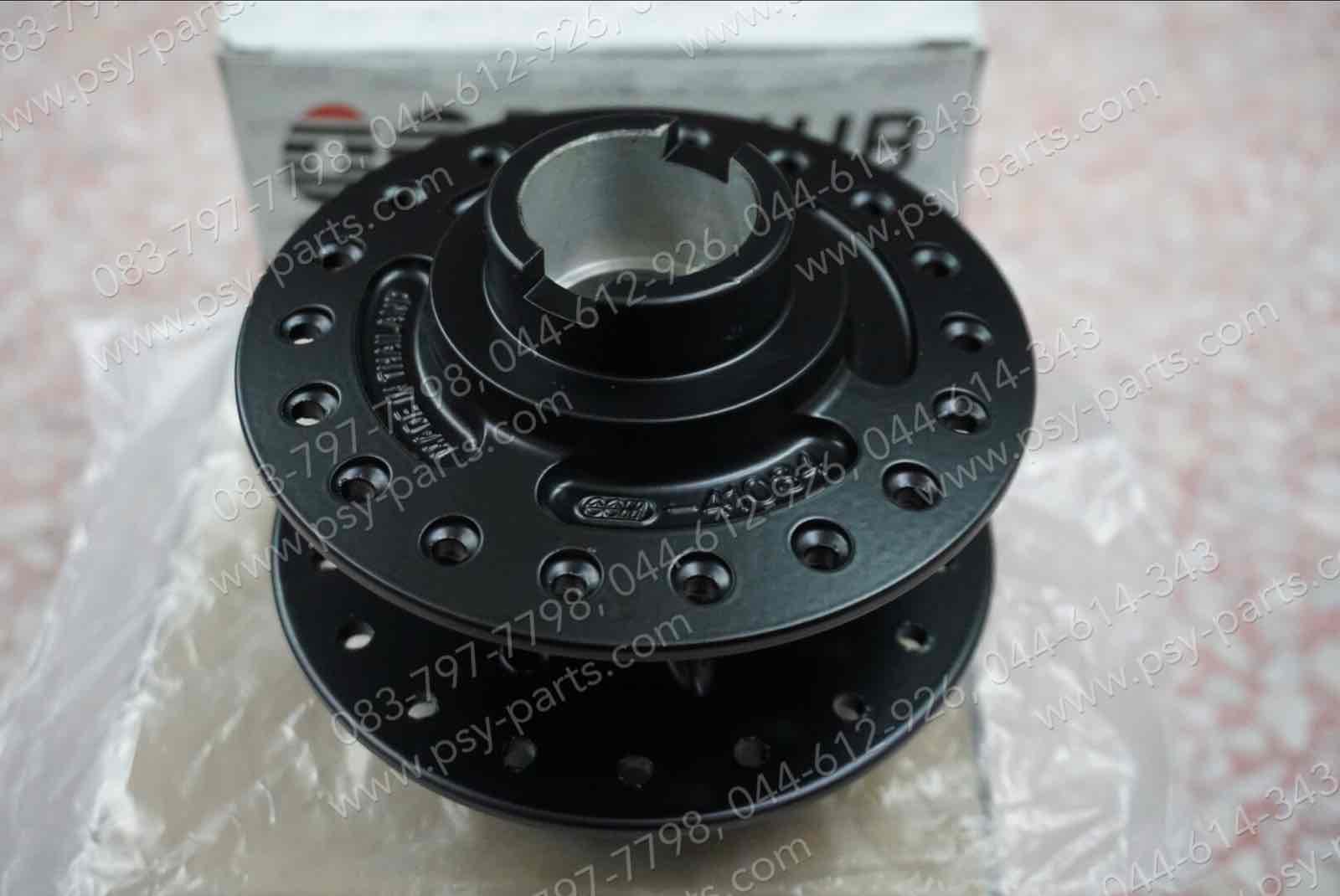 ดุมล้อหน้า TUXEDO ดิสก์เบรค, KAZE, KAZE 125, LEO (T) สีดำ 4 รู