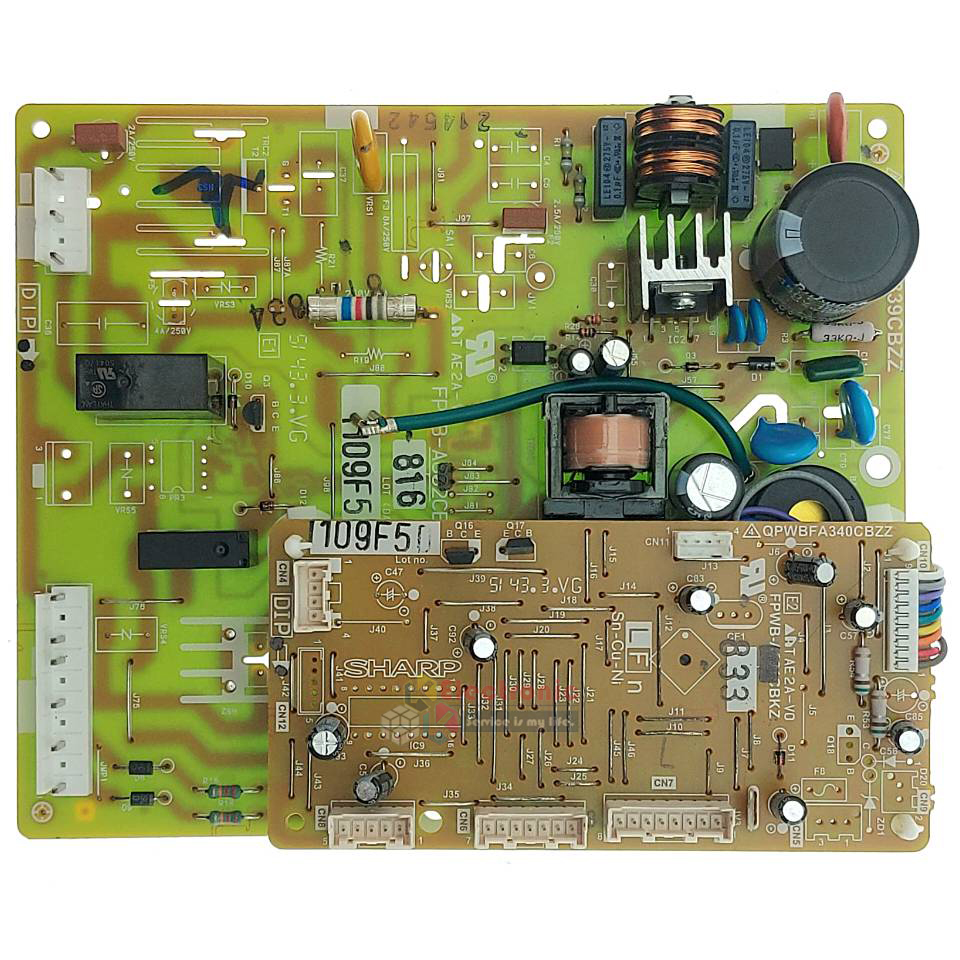 แผงตู้เย็น-บอร์ดตู้เย็น SHARP_ชาร์ป รุ่น SJ-P58T*อะไหล่แท้