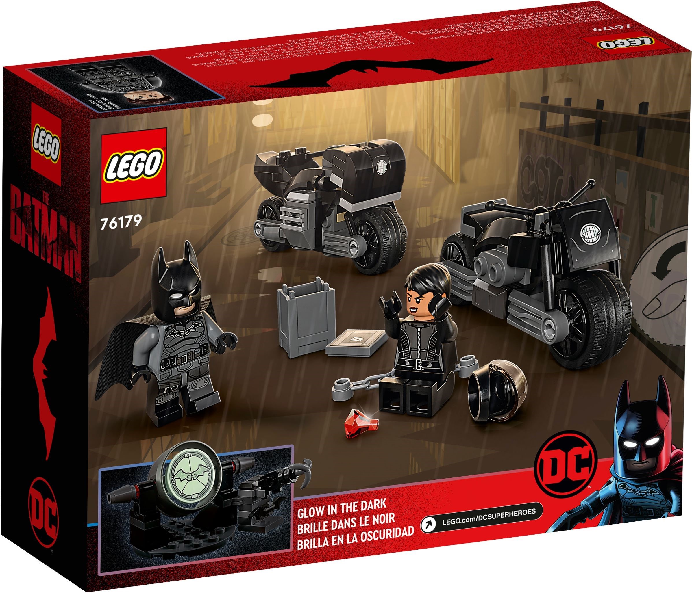 LEGO เลโก้ Super Heroes DC 76179 Batman & Selina Kyle Motorcycle Pursuit