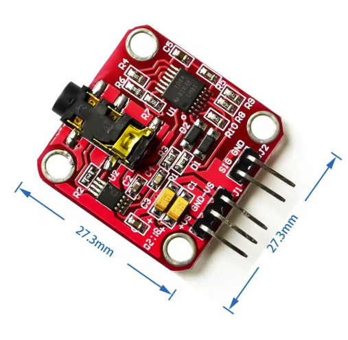 เซนเซอร์วัดกล้ามเนื้อ Muscle signal sensor Emg sensor controller detects muscle activity for Arduino development board for wearable devices