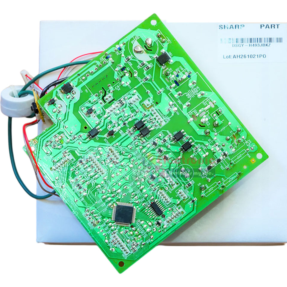 แผงบอร์ดควบคุมแอร์คอยเย็นSHARP-ชาร์ป รุ่น AH-XP18WHB-อะไหล่ใหม่แท้บริษัท