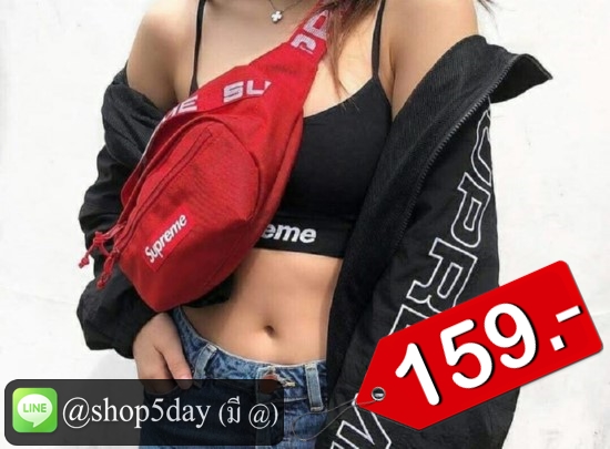 🔥กระเป๋าแฟชั่น กระเป๋าคาดอก Supreme No.B33001