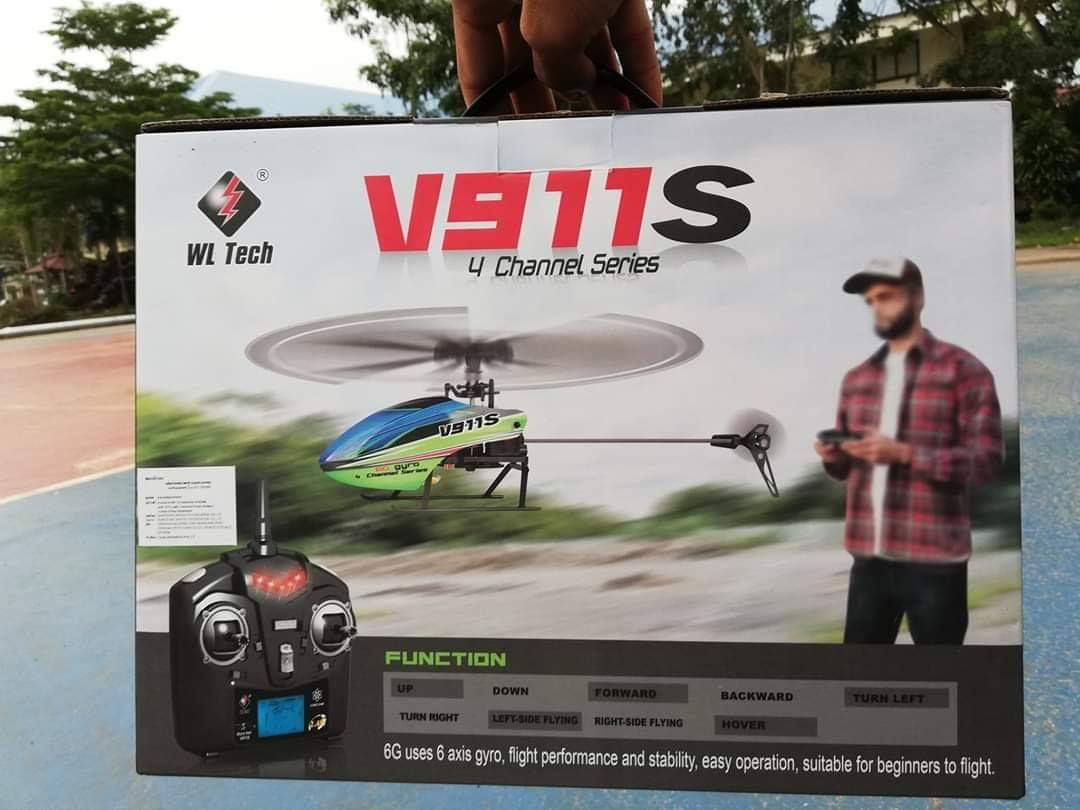 เฮลิคอปเตอร์ WLtoys V911S 2.4G 4CH RC RTF