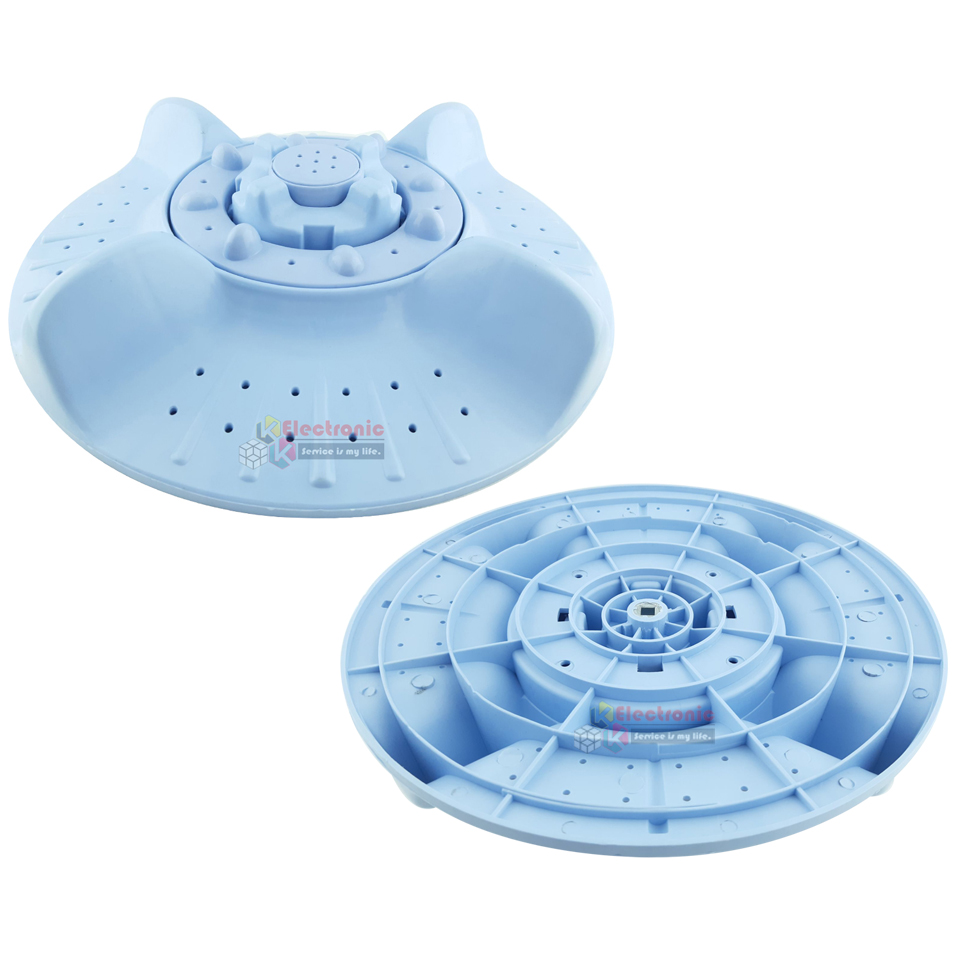 ใบพัดซักเครื่องซัก HITACHI-ฮิตาชิ รุ่น PS-80FSJ/PS-70J/PS-70JJ/PS-80JS/PS-80JSJ/PS-80DSJ/PS-80DS/PS-85LSJ-ขนาด 31.6 เซนติเมตร รูแกนเหลี่ยม สามารถใช้กับเครื่องซักผ้าทั่วไป