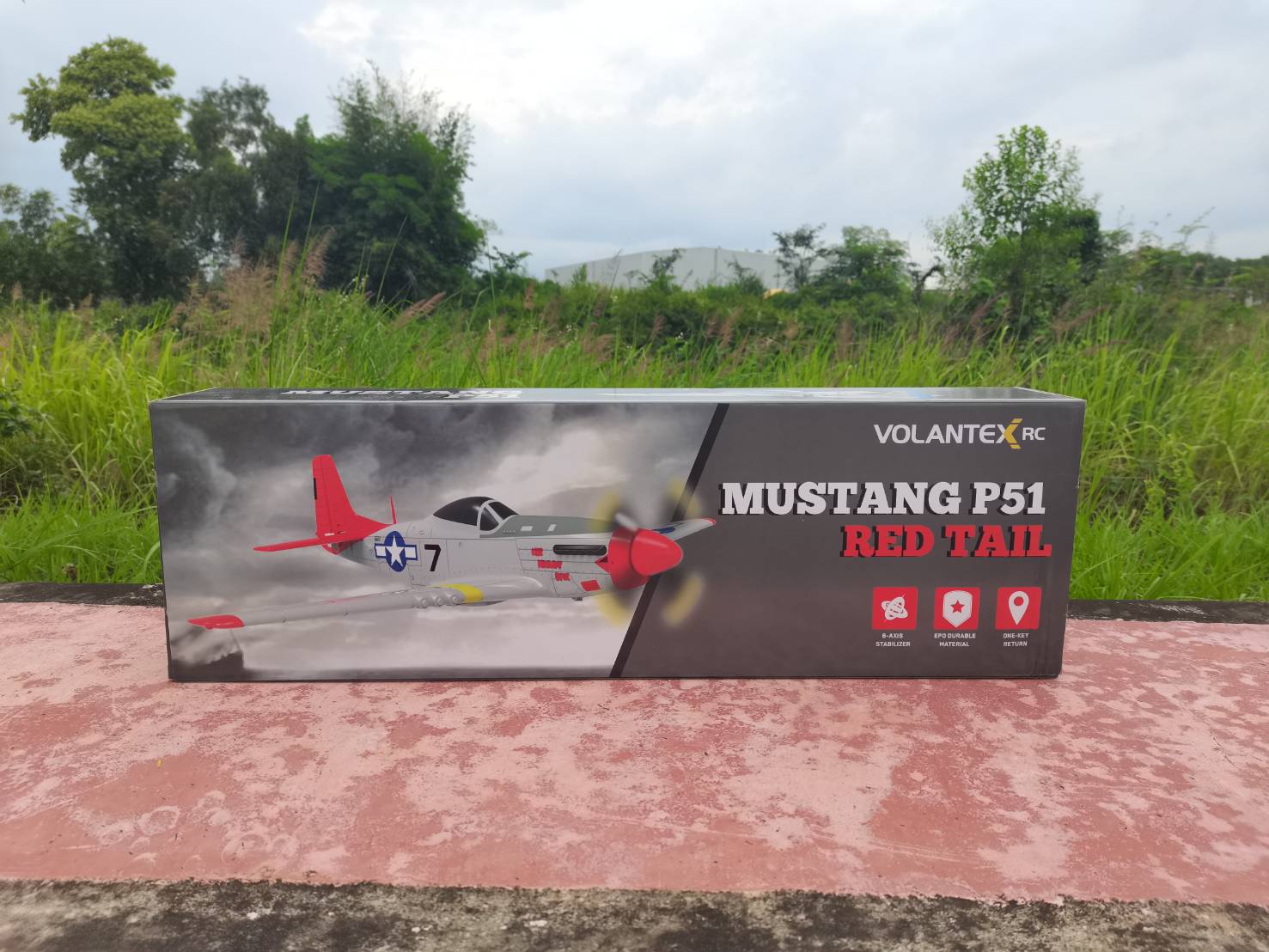 เครื่องบินบังคับวิทยุ Volantex Mustang P-51D Brushless RTF