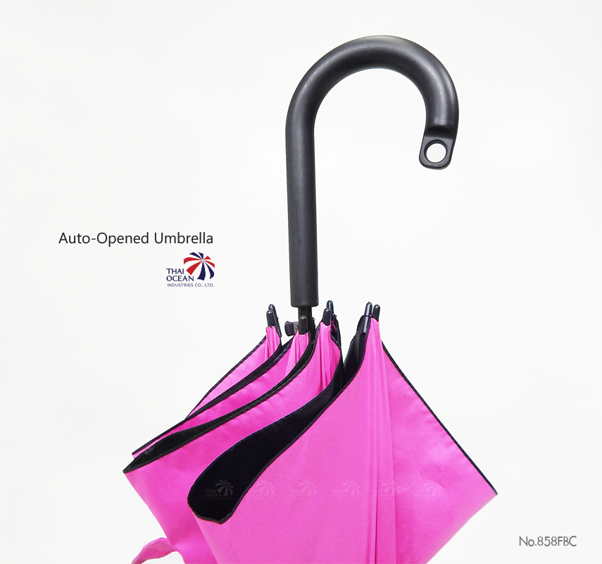 Leo ร่มยาวออโต้เปิดแค่กดปุ่ม ผ้า black uv กันรังสียูวี 99% ขนาด 24นิ้ว