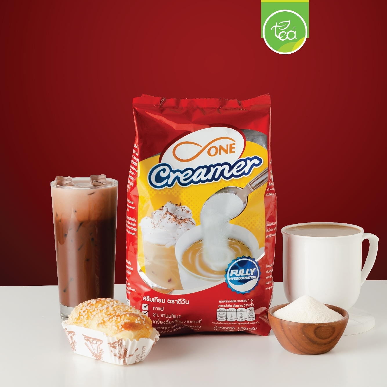 ดีวัน ครีมเทียม ครีมเมอร์ ผงนมสด ผงครีมนม ผงนมสด ผงชงชานมไข่มุก creamer 1000g /ถุง