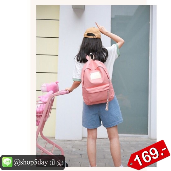 กระเป๋าเป้ สะพายหลัง Korean แฟชั่น หวานๆ