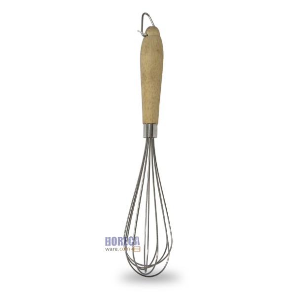 New Line wooden handle egg whip 29 cm.
