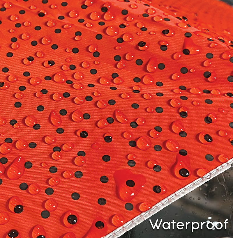 Leo ร่มพับน้ำหนักเบาพิเศษ 5 ตอน ลายจุด พกง่าย ใส่กระเป๋าถือได้ ผ้าเคลือบยูวีกันแดด