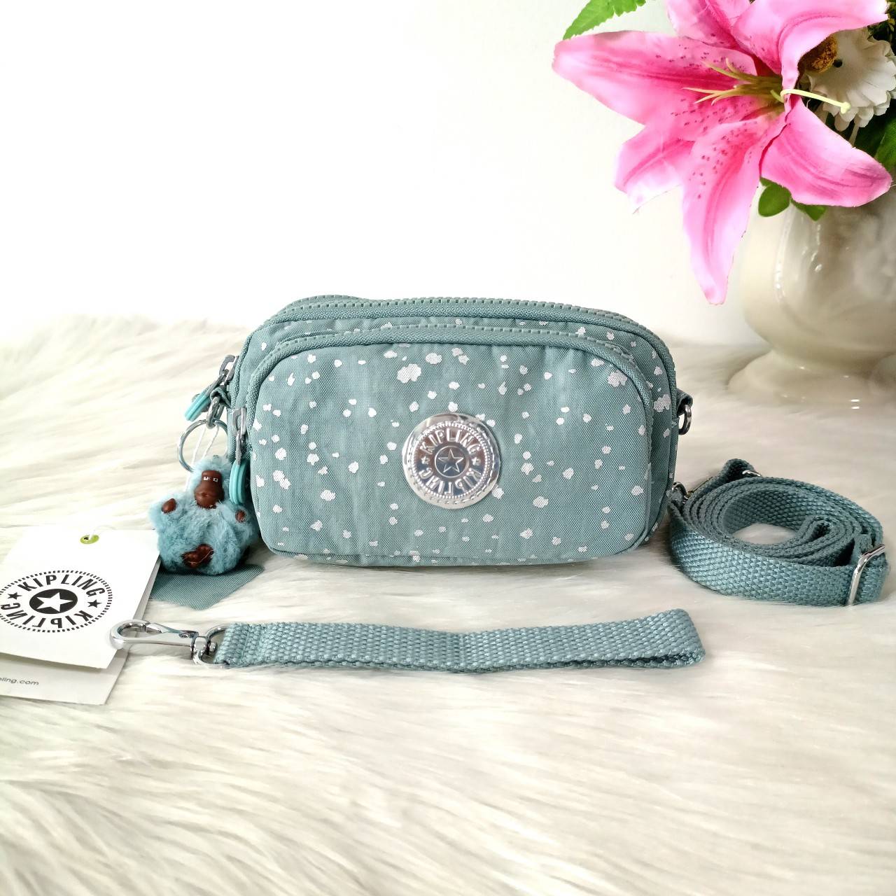 กระเป๋าสะพาย คิปลิ้ง คิปลิง KIPLING 3 Monkey Seoul up