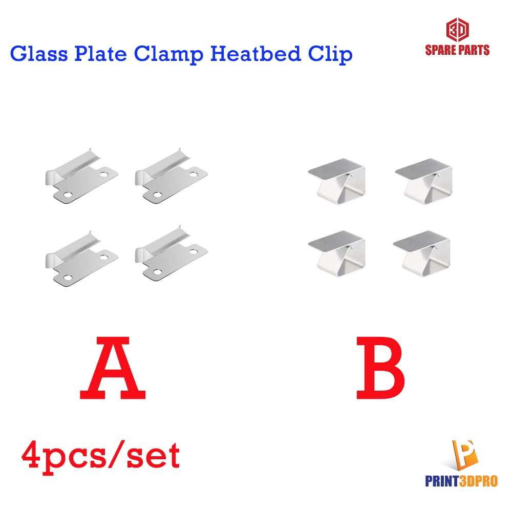3D Printer Part Glass Plate Clamp Heatbed Clip