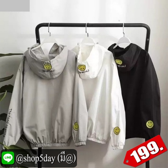 🔥 เสื้อแขนยาว เสื้อแจ็คเก็ต มีซิป แฟชั่นผู้ชาย-หญิง ‼️