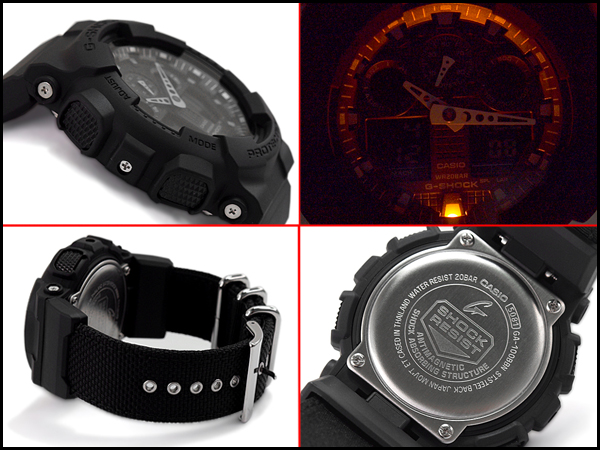 Casio G-shock ชาย GA-100BBN-1ADR