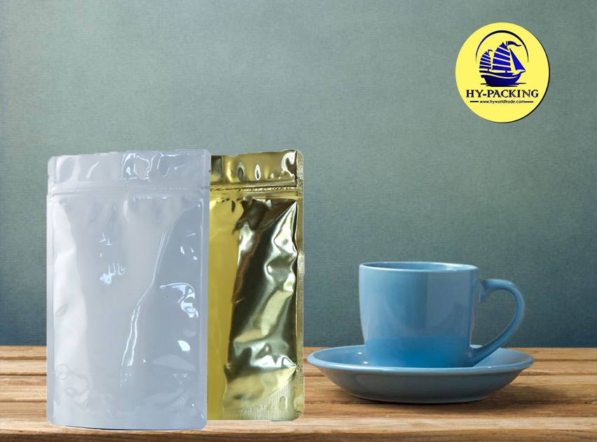 ถุงอลูมิเนียมฟอยล์ ทึบสองด้าน มีซิปล็อค ก้นตั้งได้(ระดับพรีเมี่ยม)