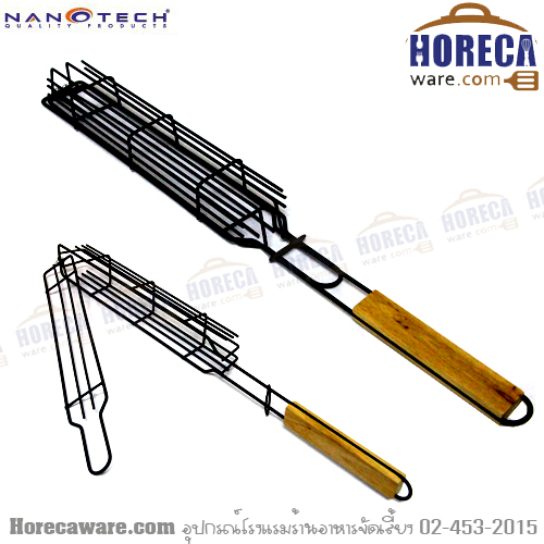 Narrow barbecue grill nano tech-nanotech [nt-013-026-6.3]