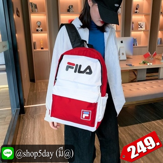 ♨️ Fila กระเป๋าเป้สะพายหลัง สำหรับวัยทีน ⚡️