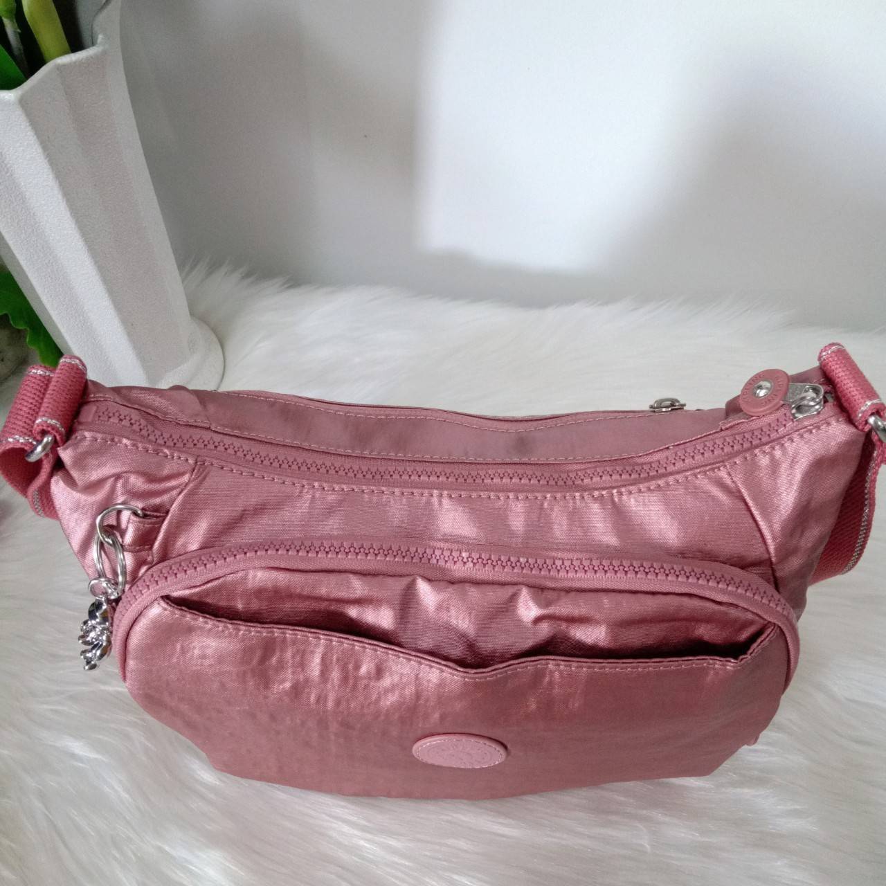 กระเป๋าสะพาย คิปลิ้ง Kipling CAI Quilted คิปลิง กระเป๋าสพาย outlet แท้