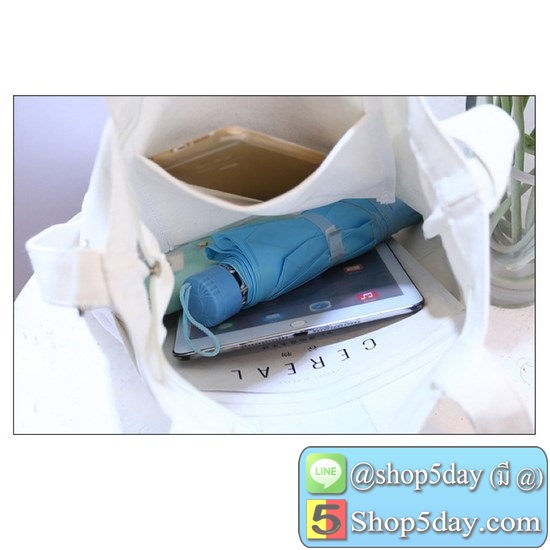 กระเป๋าผ้า pocket สไตล์เกาหลี (Cc-118)