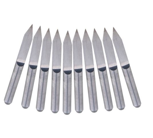 ดอกกัด Carbide PCB Board 45 Degree 0.1mm Engraving Bits CNC Router Tool V-shape Diameter 3.175mm