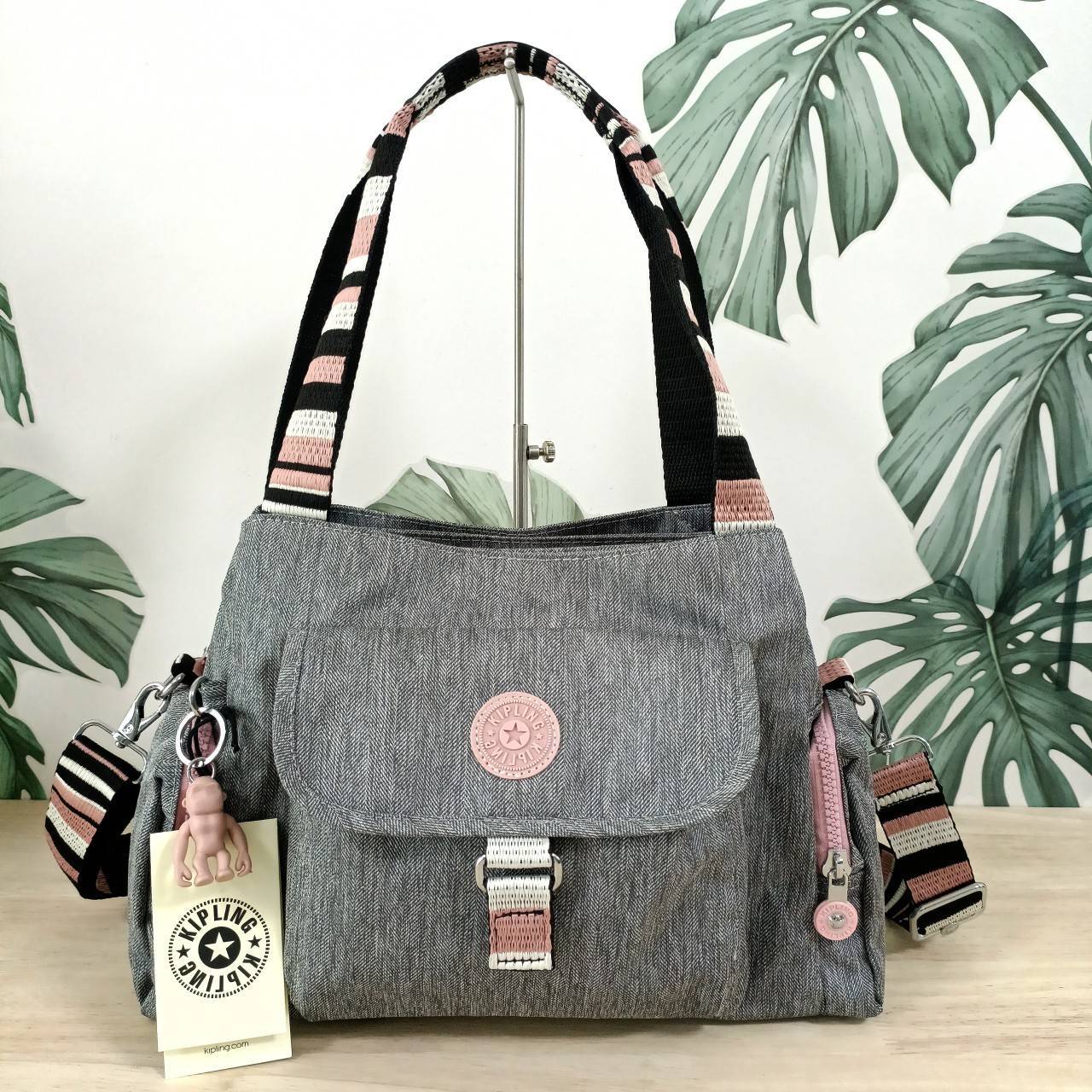 Kipling Felix กระเป๋าถือ กระเป๋าคิปลิ้ง สะพาย