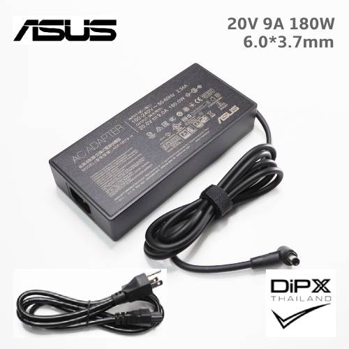 Adapter ASUS 20V 9A 180W (6.0x3.7mm) Slim สินค้าใหม่แท้ แถมสายไฟ