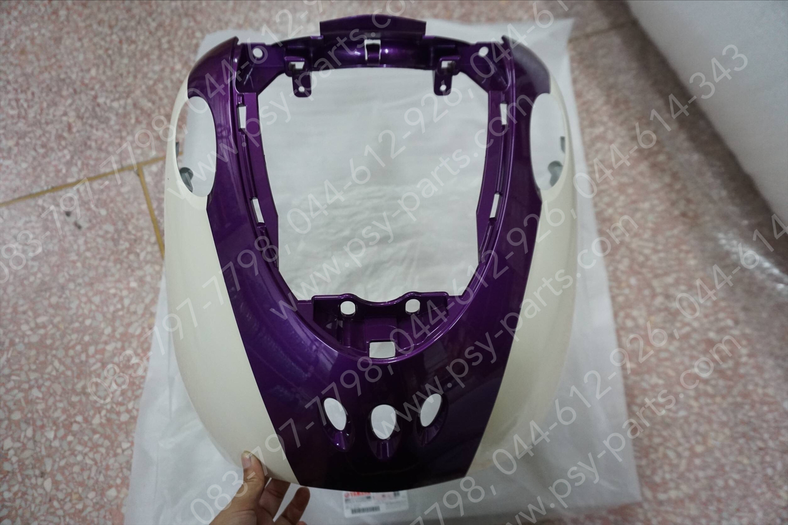 บังลม FINO/11 แท้ๆ สีม่วง/ขาว 4D0-F8311-00-1Y Yamaha