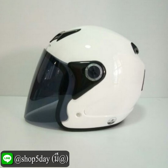 🔥หมวกกันน็อค scorpion สีขาว