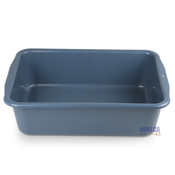 Gray dish storage basin for use in Boss dish carts