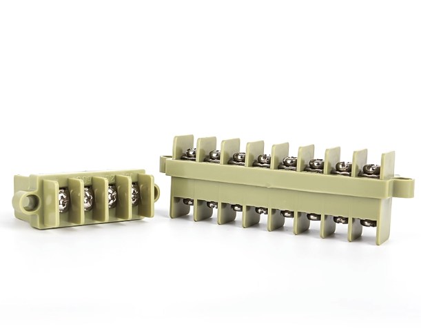 JPA2.5 Pitch 10mm.660V 24A 2PIN through the wall fence high current terminal block