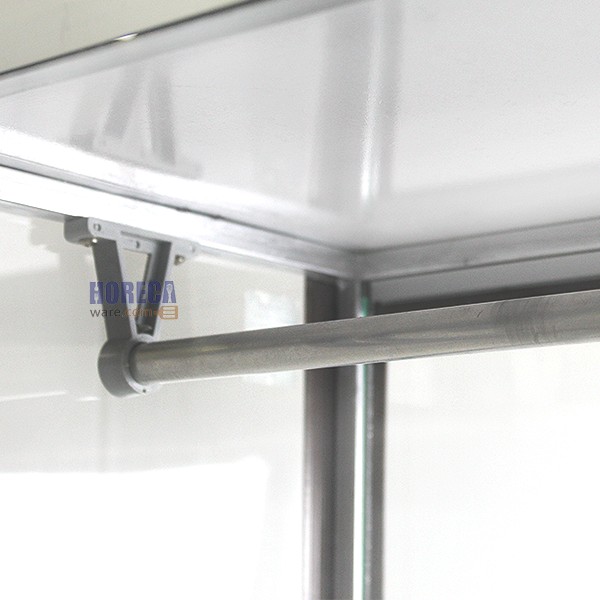 ตู้ก๋วยเตี๋ยวอลูมิเนียม 26" โครงลายไม้โอ๊ก ตราไลออน (งดจัดส่ง ปณ.)