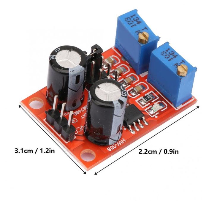 NE555 Adjustable Pulse Frequency Module Square Signal Generator 5V-15VDC Pulse PWM Module